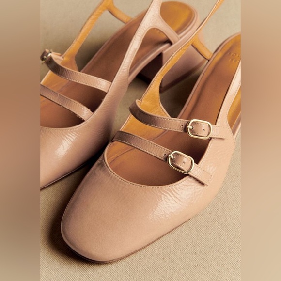 Sézane Paula Babies in Patent Pale Pink FR 36 / US 5 - Picture 4 of 15